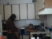 Preview 6 of Hot Black Girl fucked in Kitchen