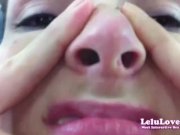 Preview 6 of Lelu Love-Nose Play Picking Pantyhose