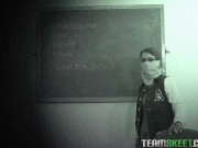 Preview 2 of InnocentHigh Smalltits brunette teen Presley Hart fucks teachers