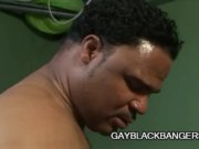 Preview 2 of White dude getting his ass fucked by 3 black cocks