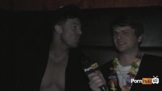 PornhubTV Jonny Cockfill Interview at SHAFTAs 2012