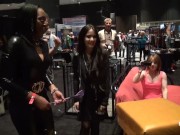 Preview 3 of PornhubTV Intern Madeline Gets Flogged at eXXXotica 2013
