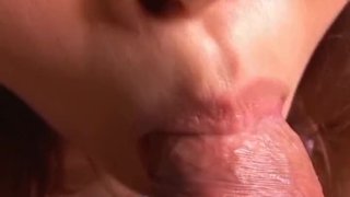 Getting cum in her mouth is the breakfast of champions for tiny Asian brunette