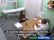 Preview 2 of FakeHospital Hot girl with big tits gets doctors treatment