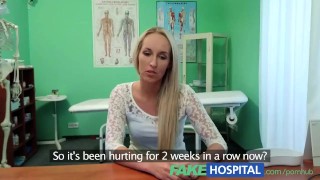 FakeHospital Sexy nurse gets a mouthful of cum in the doctors office