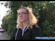 Preview 4 of PublicAgent Blonde in glasses gets fucked while his friend watches
