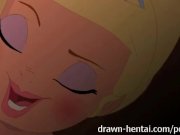 Preview 1 of Disney Princess hentai - Tiana meets Charlotte