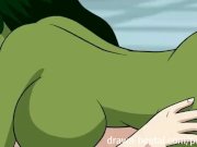 Preview 5 of Fantastic Four Hentai - She-Hulk casting