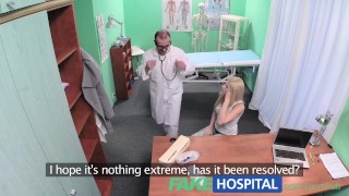 Fake Hospital Fast fucking gives blonde big tits Brit multiple orgasms