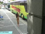 Preview 3 of Slim teen martina shows her sexy body in public