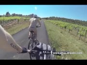 Preview 5 of Flashing and nude in public biking on the road