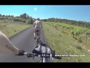 Preview 6 of Flashing and nude in public biking on the road
