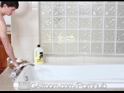 Preview 3 of HD GayRoom - Casey gets a shower of cum after sharing a bath