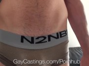 Preview 6 of HD GayCastings - Hot straight guy with huge dick auditions for gay porn