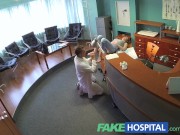Preview 3 of FakeHospital Petite redheads sexual skills makes doctor cum twice