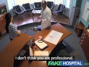 Preview 1 of FakeHospital Doctor empties his sack to ease sexy patients back pain