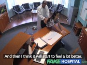 Preview 3 of FakeHospital Doctor empties his sack to ease sexy patients back pain