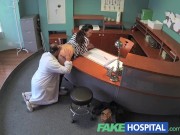 Preview 6 of FakeHospital Doctor empties his sack to ease sexy patients back pain