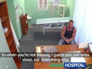 Preview 4 of FakeHospital Fit nurse sucks and fucks body builder