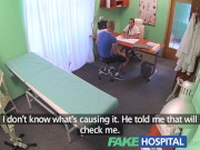 Preview 1 of FakeHospital Sexy nurse gets a mouthful of cum in the doctors office