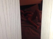 Preview 3 of Catches Roommates' Brother Spying.. Sucks Him Off with Swallow Finish
