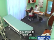 Preview 2 of FakeHospital Doctor cures sexy patient with a heavy dose of sex