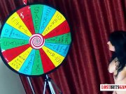 Preview 3 of 6 Incredibly beautiful girls play spin the wheel of nudity