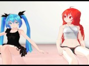 Preview 2 of Giantess MMD Don't get bored, Miku