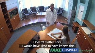 FakeHospital Stud cums all over nurses stomach
