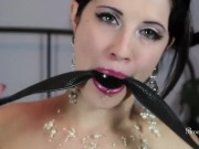 Preview 4 of Kinky Brookelynne Briar Gagged And In Bondage Fucks Her Pussy With A Dildo