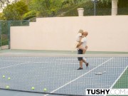 Preview 2 of TUSHY First Anal For Tennis Student Aubrey Star