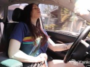 Preview 5 of Hot Matilda Masturbating While Driving