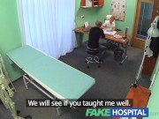 Preview 2 of FakeHospital Hot nurse seduce and fucks her old college professor