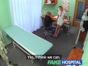 Preview 4 of FakeHospital Hot nurse seduce and fucks her old college professor