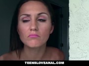 Preview 2 of TeensLoveAnal - Tiny Brunette Fucked By Neighbor
