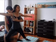 Preview 3 of Yoga instructor gets fucked by hot student