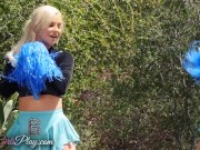 Preview 2 of When Girls play - Hot lesbian cheerleaders