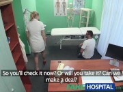 Preview 4 of FakeHospital Handy man gets to fuck nurse
