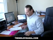 Preview 1 of TeensLoveAnal - Lovely Secretary Ass Fucked By her Boss