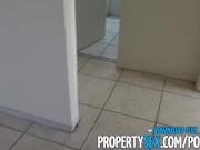 Preview 2 of PropertySex - Hot chick busted squatting empty apartment fucks landlord