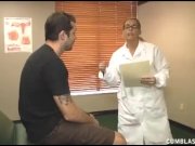 Preview 1 of Busty doctor heals a huge boner