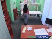 Preview 2 of FakeHospital Doctor seduces sexy holiday maker