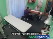 Preview 4 of FakeHospital Nurse sucks dick for sperm sample