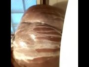 Preview 1 of Ginger waterfalls 50 inch soapy ass