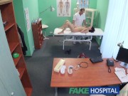 Preview 6 of FakeHospital Cock therapy helps sensitive pussy