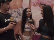 Preview 1 of Vitaly ZD at AVN 2016 with Nikki Delano and Ariana Marie Interviews