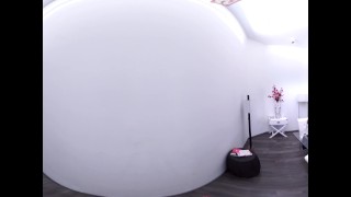 VR Bangers - [360° VR] Sexy Pristine Edge touching her Pussy while studying