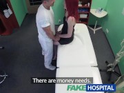 Preview 4 of FakeHospital Cute redhead rides doctor for cash