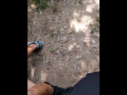 Preview 6 of Sporty guy Public Masturbation during his bike trip!