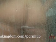 Preview 5 of Blonde babe Lendsay masturbates in the shower